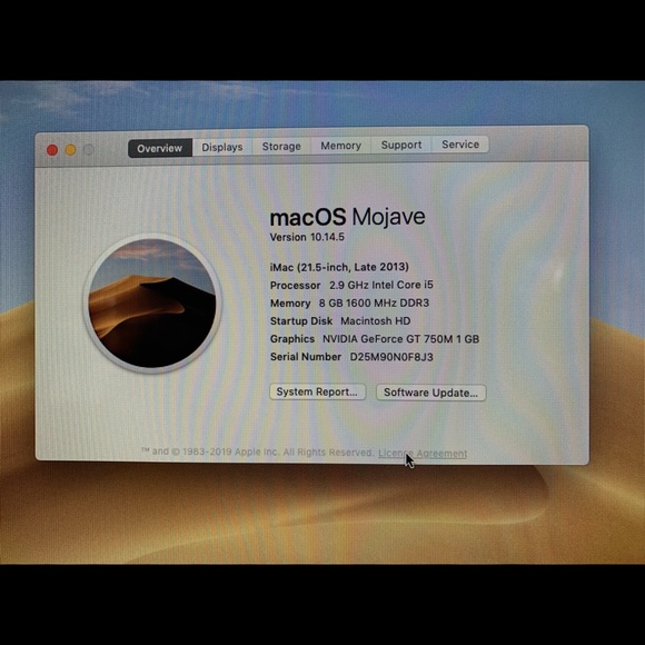 Apple IMac 21.5 inch display - Picture 2 of 5